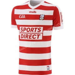 GAA2022-23  cork  Away White&Red  Rugby Shirt