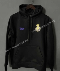 2022-23 Al Nassr Black Thailand Tracksuit Top With Hat-LH