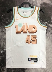 2022-23 City Version Cleveland Cavaliers White #45 Jersey-311