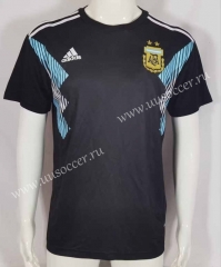 2018 Argentina Away Black  Thailand Soccer Jersey AAA-503