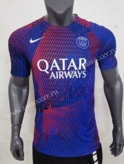 2022-23 Paris SG Red&Blue Thailand Training Soccer Jersey AAA-416