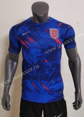 2022-23  England Blue  Training Soccer Jersey AAA-416