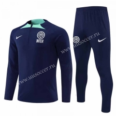 2022-23 Inter Milan Royal Blue Thailand Tracksuit -411