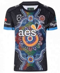 2022-23 aborigines Blue  Rugby Shirt