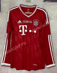 13-14  Bayern München Home Red Thailand LS Soccer Jersey AAA-6590