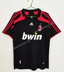 Retro Version07-08 AC Milan 2nd Away Red&Black  Thailand Soccer Jersey AAA-c1046