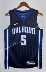 2023  NBA Orlando Magic Black #5 Jersey-311