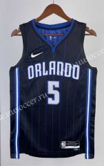 2023  NBA Orlando Magic Black #5 Jersey-311