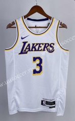 2023 NBA Lakers White #3 Jersey-311