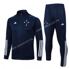 2022-23 Cruzeiro EC Royal Blue Thailand Soccer Jacket Uniform-815