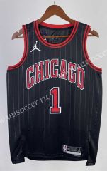 2023 City Version  NBA Chicago Bull Black #1 Jersey-311