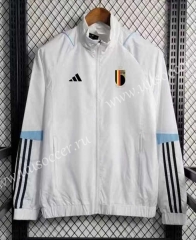 2023-24 Belgium White Trench Coats With Hat-GDP