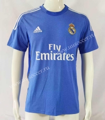 13-14 Retro Version   Real Madrid Away Royal Blue  Thailand Soccer Jersey AAA-6157