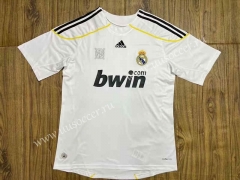 09-10 Retro Version   Real Madrid Home White Thailand Soccer Jersey AAA-6157