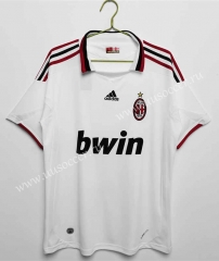 Retro Version09-10 AC Milan Away White   Thailand Soccer Jersey AAA-c1046