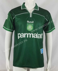 Retro version 1999 SE Palmeiras Home Green Thailand Soccer Jersey AAA-503