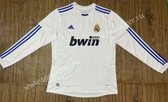 Retro Version 2010-11 Real Madrid Home White   LS Thailand Soccer Jersey AAA-6157