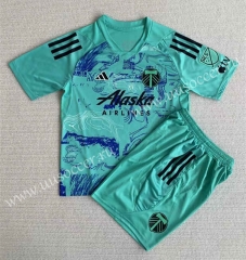 2023-24 Portland Timbers Green Soccer Uniform-AY