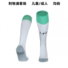 2023-24  Liverpool Away White Thailand Soccer Socks