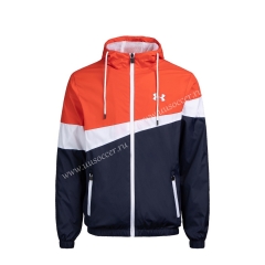 Nike Orange&Black  Thailand Soccer Windbreaker With Hat-LH