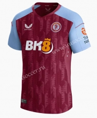 2023-24  Aston Villa Home Red Thailand Soccer Jersey AAA-512