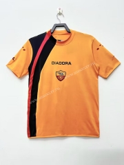 05-06 Retro Version AS Roma Home Yellow Thailand Soccer Jersey AAA-811