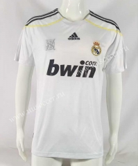 09-10 Retro Version   Real Madrid Home White Thailand Soccer Jersey AAA-503