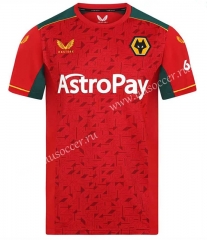 2023-24 Wolverhampton Wanderers Away Red Thailand Soccer Jersey AAA-512