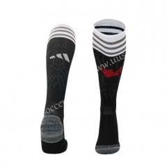 2023-24 Manchester United Home Black Thailand Soccer Socks
