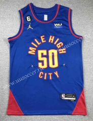 2023 Announcement Version NBA Denver Nuggets Blue#50 Jersey-1380