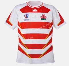 2023 World Cup Japan Home White Red Stripe Rugby Shirt