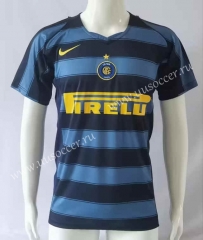 Retro Version 04-05 Inter Milan 2nd Away Royal Blue Thailand Soccer Jersey AAA-503