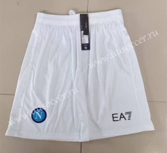 23-24 Napoli Home White Thailand Soccer Shorts