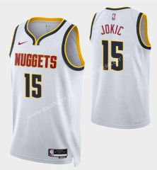 2023 Alliance Version NBA Denver Nuggets White#15 Jersey-SN