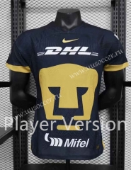 Player version 2023-24  PA UNAM  Away Black Thailand Soccer Jersey AAA-888