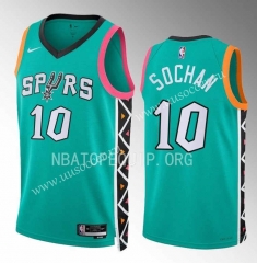 2023 City Version NBA San Antonio Spurs Green  #10 Jersey-SN