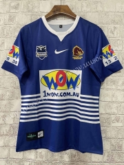 Retro Version Mustang Blue Thailand Rugby Shirt