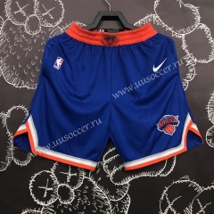 NBA New York Knicks Blue Shorts-311