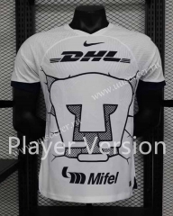Player version 2023-24  PA UNAM  Home White Thailand Soccer Jersey AAA-888