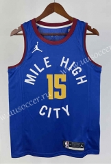 2021 fly Version NBA Denver Nuggets Blue#15 Jersey-311