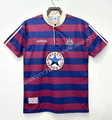 95-97  Edition  Newcastle United Away Blue&Red  Thailand Soccer Jersey AAA-811