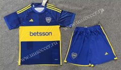 2023-24  BOCA Juniors Home Royal  Blue  Soccer Uniform-8975