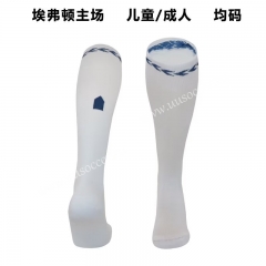 2023-24 Everton Home White   Thailand  Soccer Socks