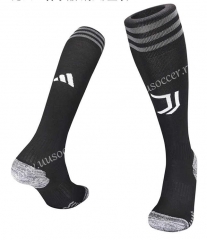 2023-24 Juventus 2nd Away Black  Thailand kids   Soccer Socks