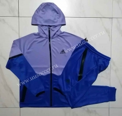 2023-24 Adida s Light Purple Jacket Uniform With Hat-815