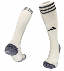2023-24 Roma Away White  Soccer Socks