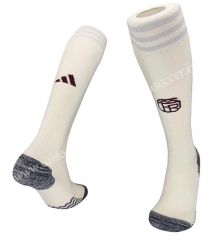 2023-24 Bayern München 2nd Away White  Soccer Socks