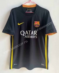 13-14 Retro Version Barcelona Black Thailand Soccer Jersey AAA-2483