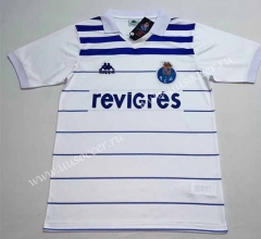 Retro Version 85-86 Porto Away White Thailand Soccer Jersey AAA-2282