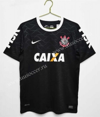 Retro Version 2008 Corinthians Away Black Thailand Soccer Jersey AAA-C1046
